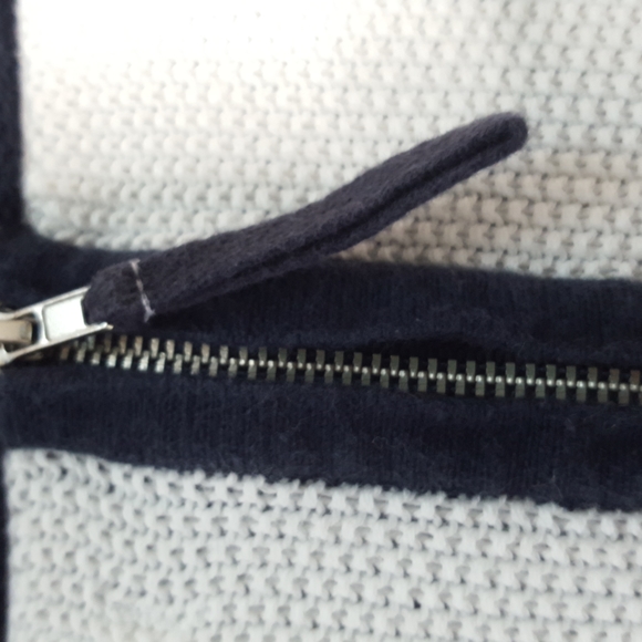 Sung Alfred Sung XXL 100% Cotton Long Sleeved Blue and White Nautical Top - Picture 3 of 6